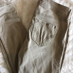 Hollister Khaki Skinny Pants Size 5 Final Price